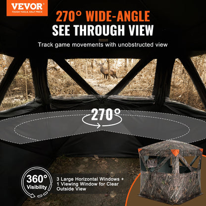 RUT 270° See Through Ground Blind