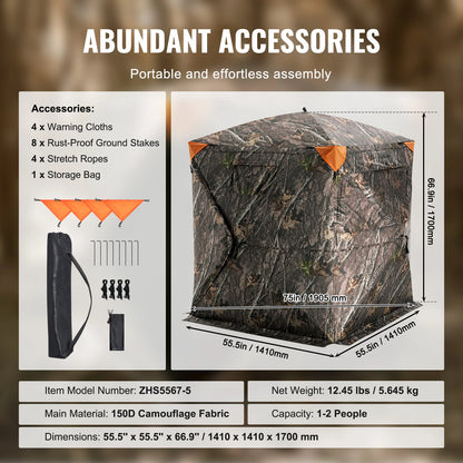 RUT 270° See Through Ground Blind